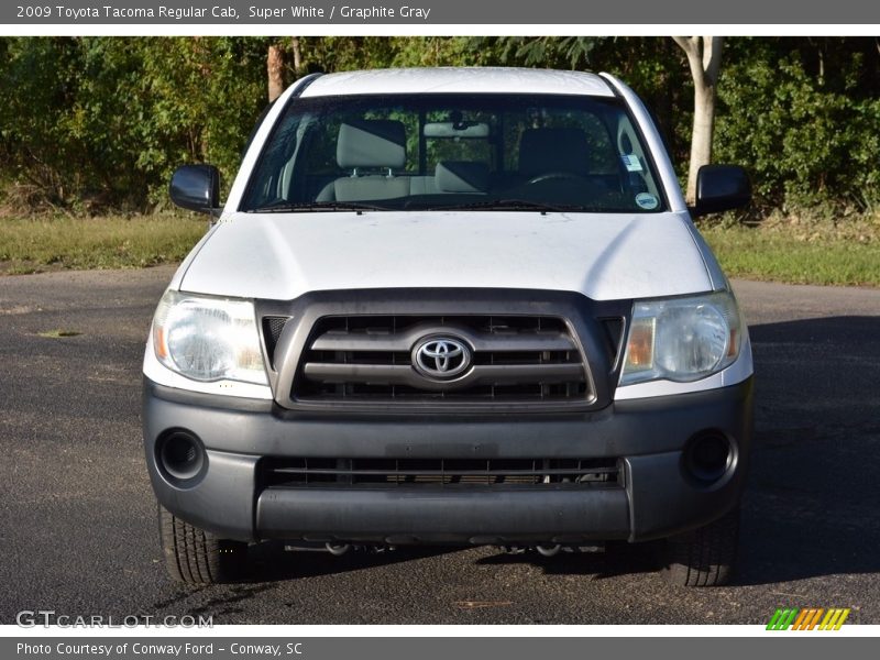 Super White / Graphite Gray 2009 Toyota Tacoma Regular Cab