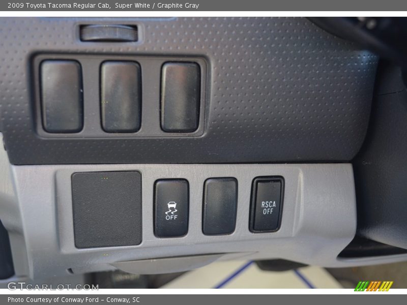 Super White / Graphite Gray 2009 Toyota Tacoma Regular Cab