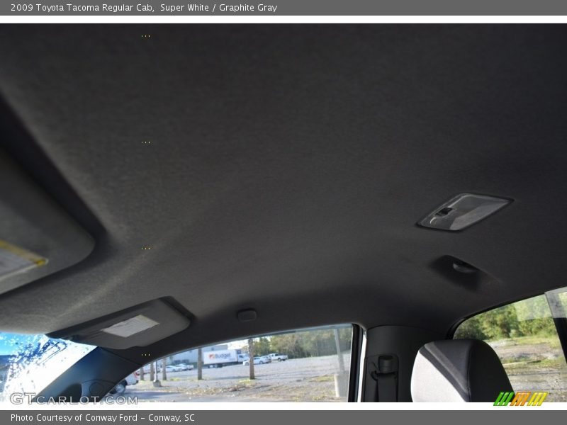 Super White / Graphite Gray 2009 Toyota Tacoma Regular Cab