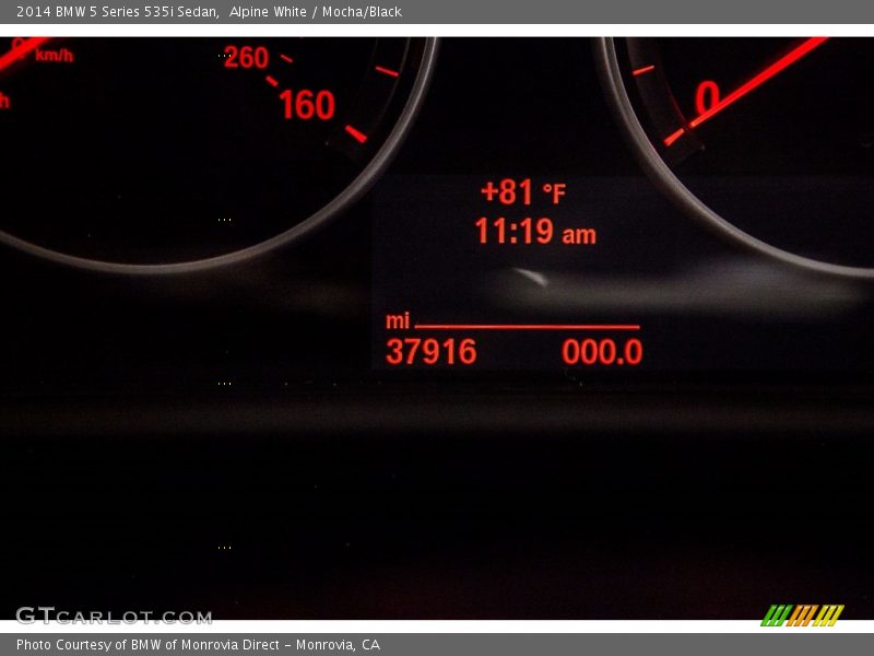 Alpine White / Mocha/Black 2014 BMW 5 Series 535i Sedan