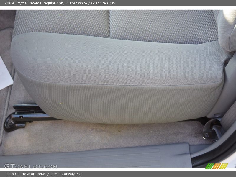 Super White / Graphite Gray 2009 Toyota Tacoma Regular Cab