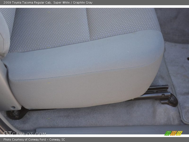 Super White / Graphite Gray 2009 Toyota Tacoma Regular Cab