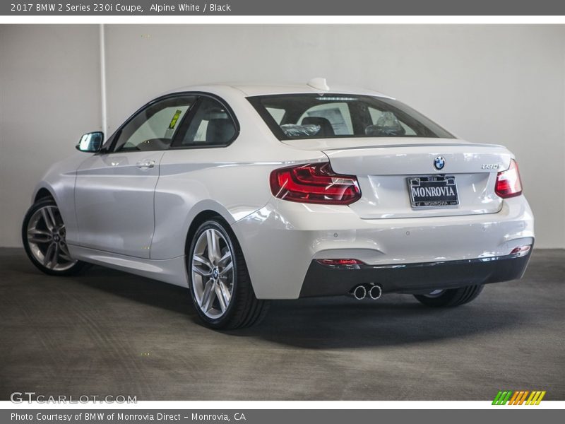 Alpine White / Black 2017 BMW 2 Series 230i Coupe