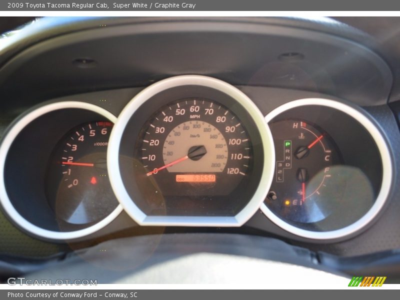 Super White / Graphite Gray 2009 Toyota Tacoma Regular Cab
