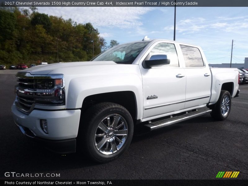 Iridescent Pearl Tricoat / High Country Saddle 2017 Chevrolet Silverado 1500 High Country Crew Cab 4x4