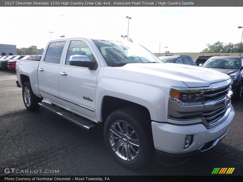 Iridescent Pearl Tricoat / High Country Saddle 2017 Chevrolet Silverado 1500 High Country Crew Cab 4x4