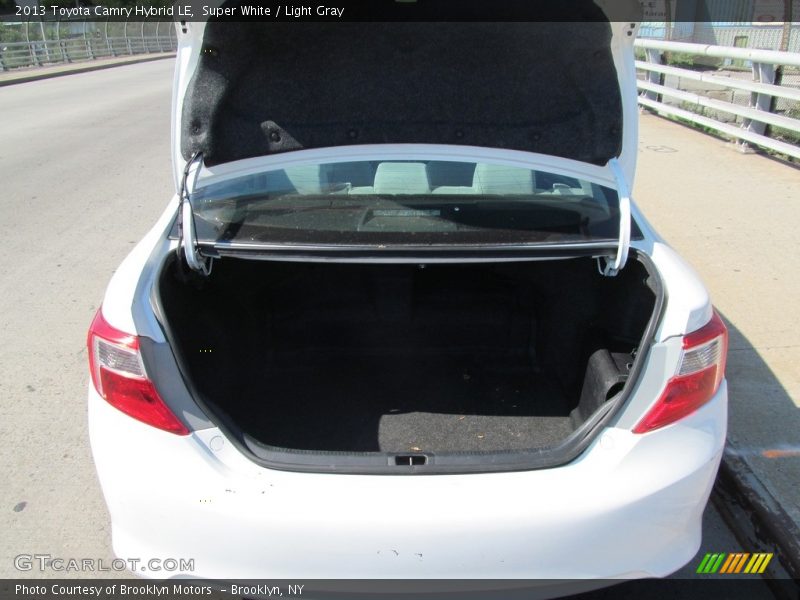 Super White / Light Gray 2013 Toyota Camry Hybrid LE