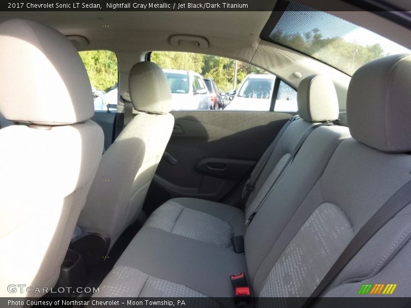 Nightfall Gray Metallic / Jet Black/Dark Titanium 2017 Chevrolet Sonic LT Sedan