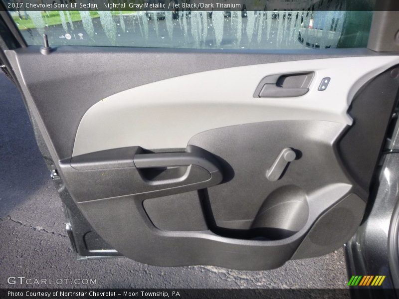 Nightfall Gray Metallic / Jet Black/Dark Titanium 2017 Chevrolet Sonic LT Sedan