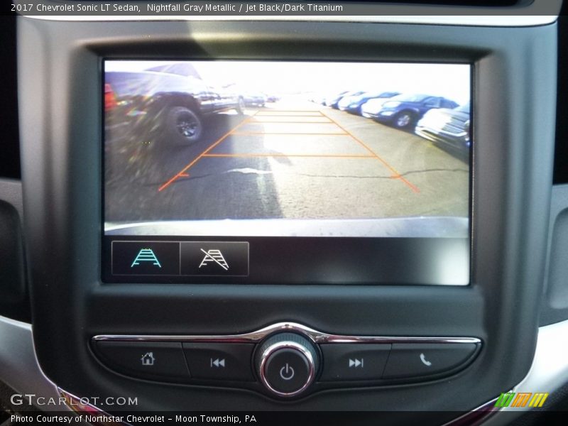 Nightfall Gray Metallic / Jet Black/Dark Titanium 2017 Chevrolet Sonic LT Sedan