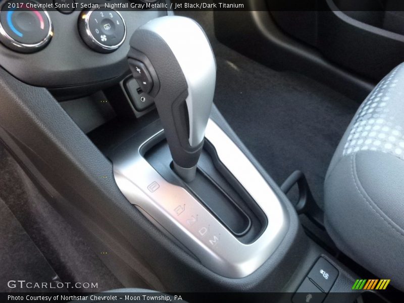 Nightfall Gray Metallic / Jet Black/Dark Titanium 2017 Chevrolet Sonic LT Sedan
