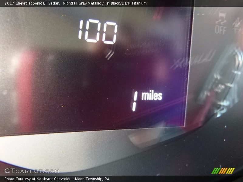 Nightfall Gray Metallic / Jet Black/Dark Titanium 2017 Chevrolet Sonic LT Sedan