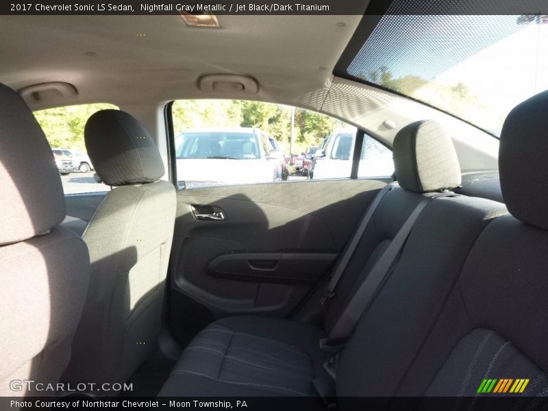 Nightfall Gray Metallic / Jet Black/Dark Titanium 2017 Chevrolet Sonic LS Sedan