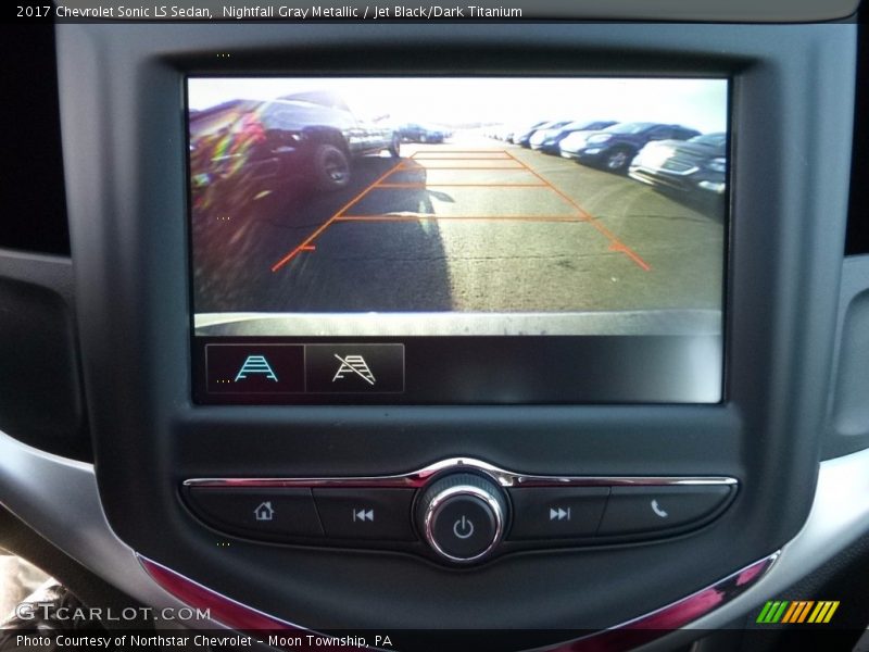 Nightfall Gray Metallic / Jet Black/Dark Titanium 2017 Chevrolet Sonic LS Sedan