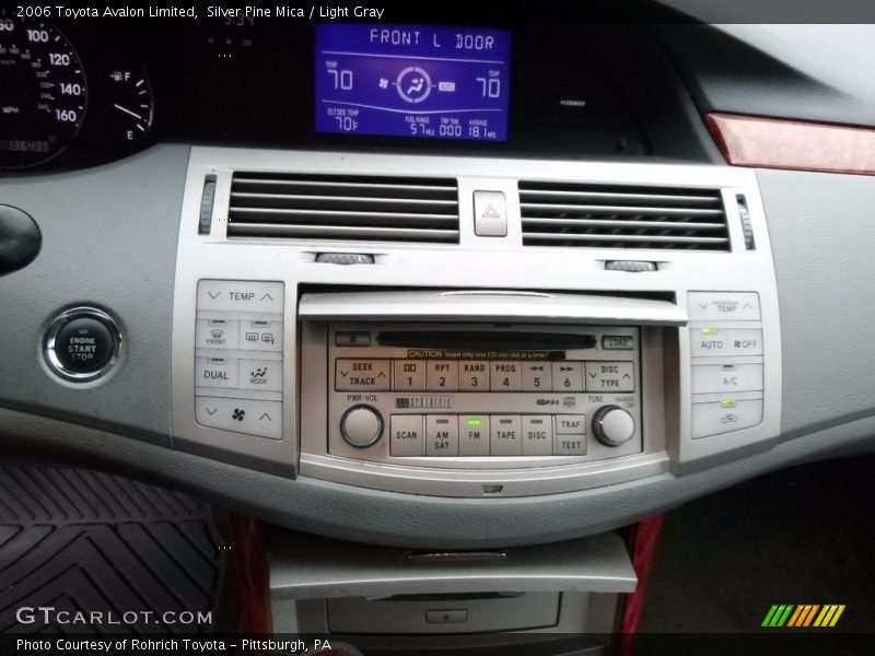 Silver Pine Mica / Light Gray 2006 Toyota Avalon Limited