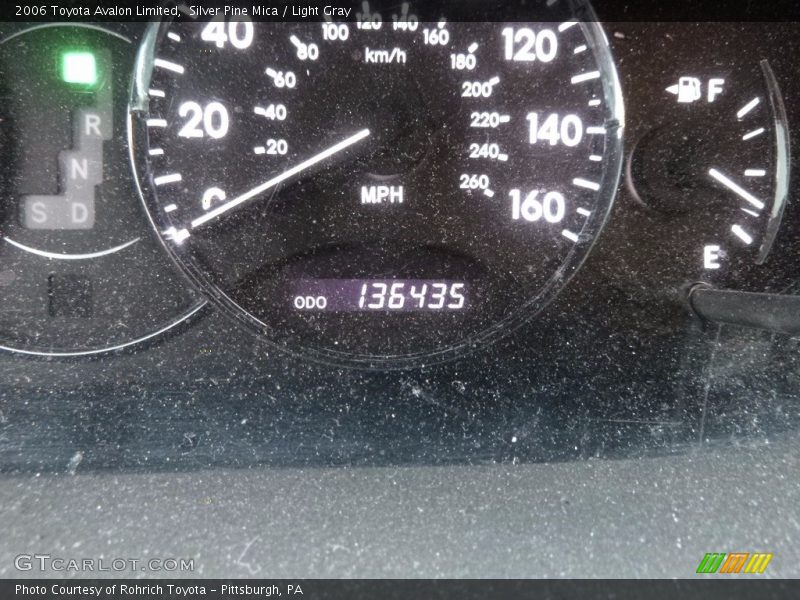 Silver Pine Mica / Light Gray 2006 Toyota Avalon Limited