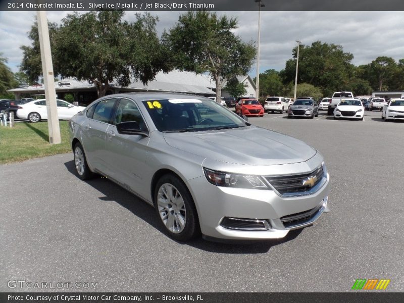 Silver Ice Metallic / Jet Black/Dark Titanium 2014 Chevrolet Impala LS