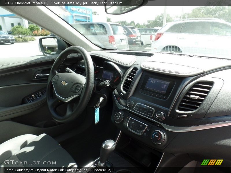 Silver Ice Metallic / Jet Black/Dark Titanium 2014 Chevrolet Impala LS