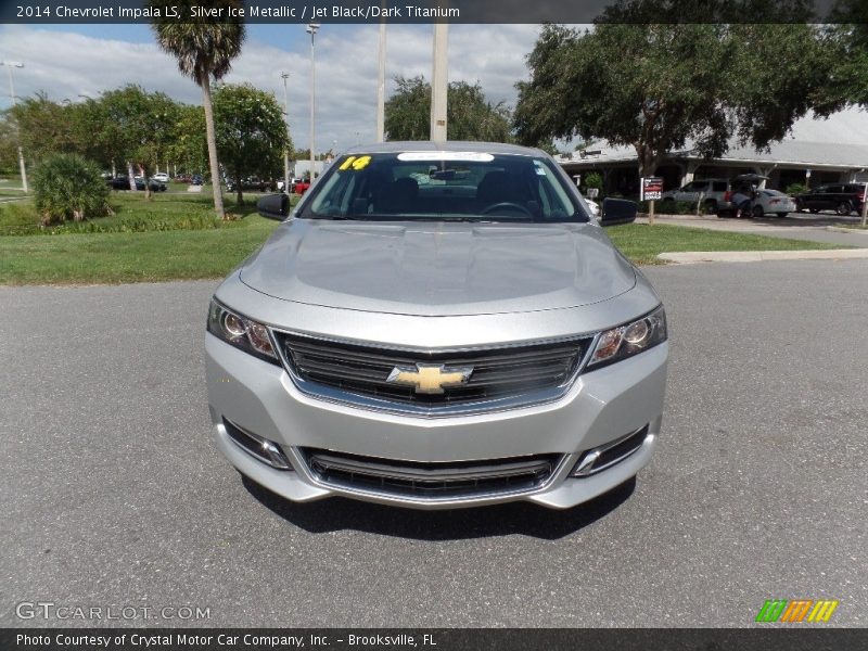 Silver Ice Metallic / Jet Black/Dark Titanium 2014 Chevrolet Impala LS