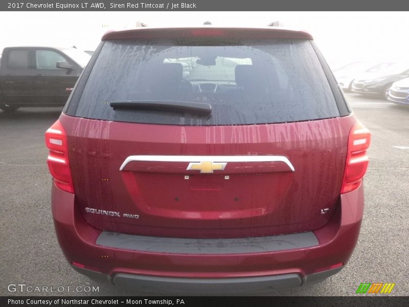 Siren Red Tintcoat / Jet Black 2017 Chevrolet Equinox LT AWD