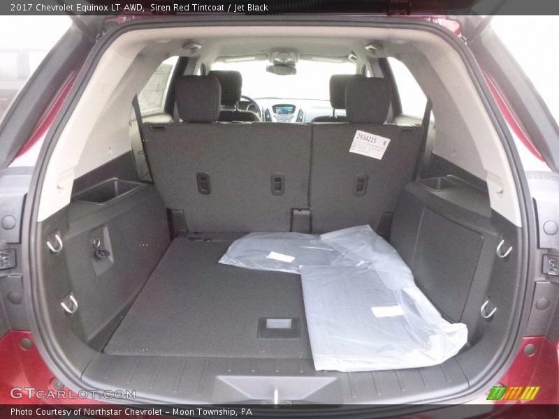 Siren Red Tintcoat / Jet Black 2017 Chevrolet Equinox LT AWD