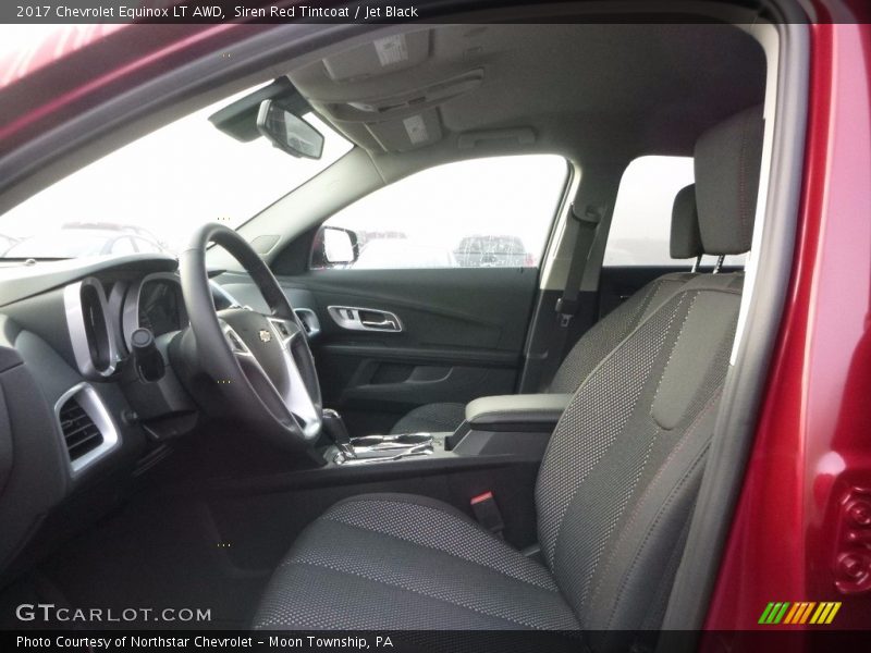Siren Red Tintcoat / Jet Black 2017 Chevrolet Equinox LT AWD