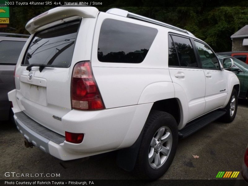 Natural White / Stone 2003 Toyota 4Runner SR5 4x4