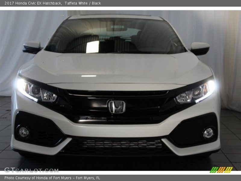 Taffeta White / Black 2017 Honda Civic EX Hatchback