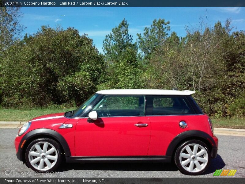 Chili Red / Carbon Black/Carbon Black 2007 Mini Cooper S Hardtop