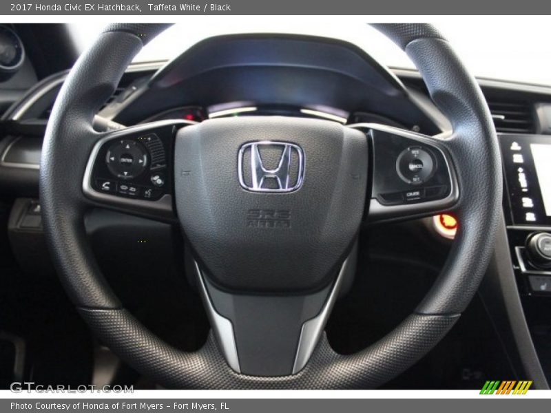 Taffeta White / Black 2017 Honda Civic EX Hatchback