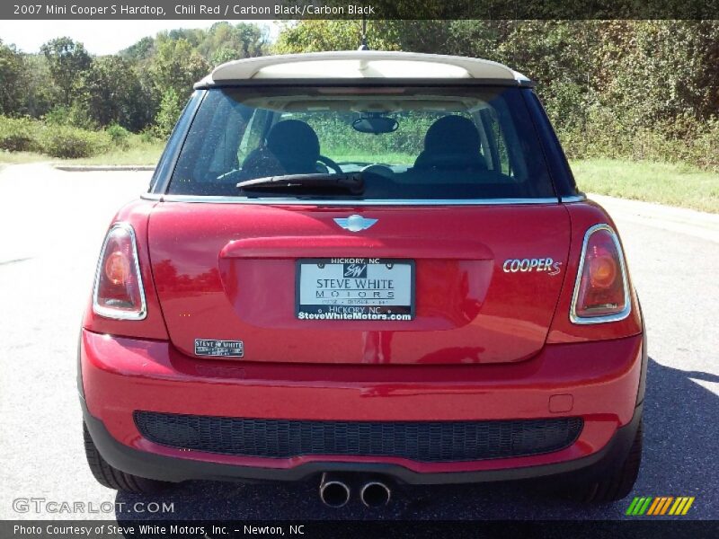 Chili Red / Carbon Black/Carbon Black 2007 Mini Cooper S Hardtop