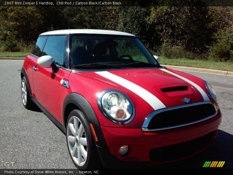 Chili Red / Carbon Black/Carbon Black 2007 Mini Cooper S Hardtop