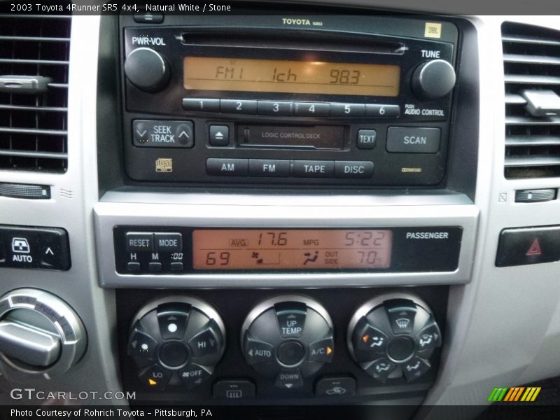 Natural White / Stone 2003 Toyota 4Runner SR5 4x4