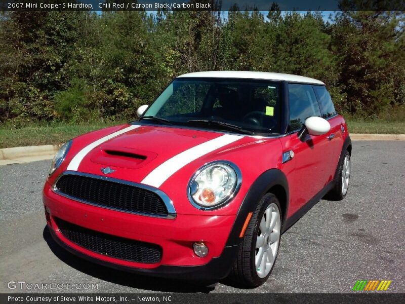 Chili Red / Carbon Black/Carbon Black 2007 Mini Cooper S Hardtop