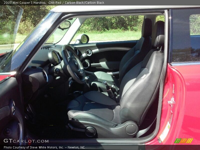 Chili Red / Carbon Black/Carbon Black 2007 Mini Cooper S Hardtop