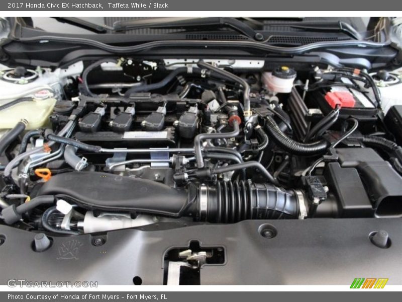 Taffeta White / Black 2017 Honda Civic EX Hatchback