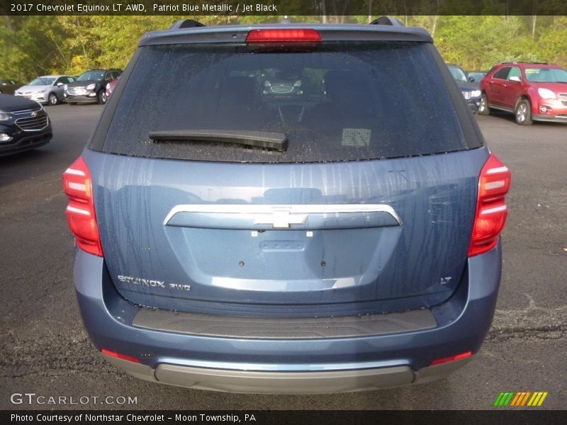 Patriot Blue Metallic / Jet Black 2017 Chevrolet Equinox LT AWD