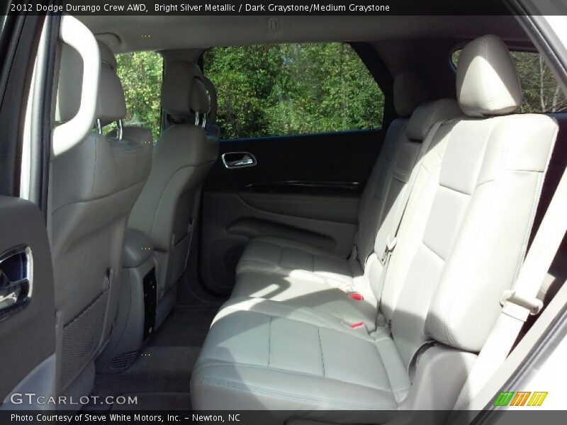 Bright Silver Metallic / Dark Graystone/Medium Graystone 2012 Dodge Durango Crew AWD