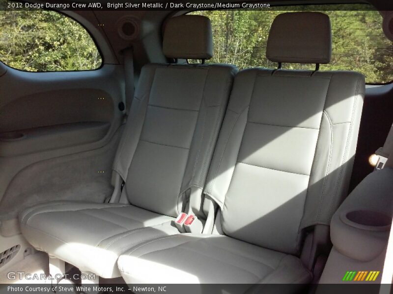 Bright Silver Metallic / Dark Graystone/Medium Graystone 2012 Dodge Durango Crew AWD
