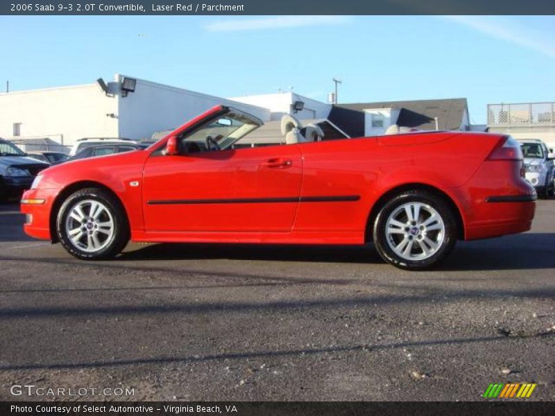 Laser Red / Parchment 2006 Saab 9-3 2.0T Convertible
