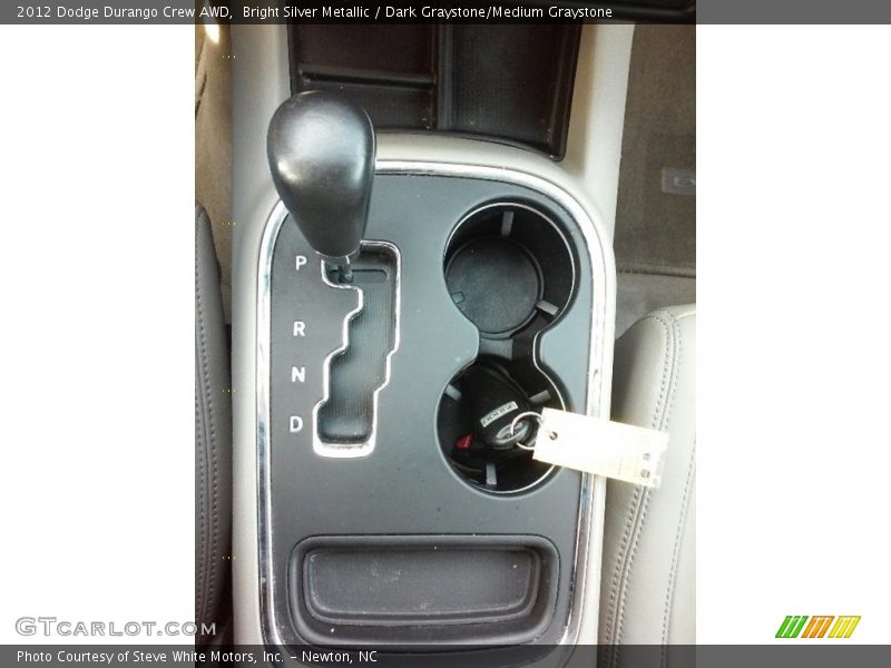 Bright Silver Metallic / Dark Graystone/Medium Graystone 2012 Dodge Durango Crew AWD