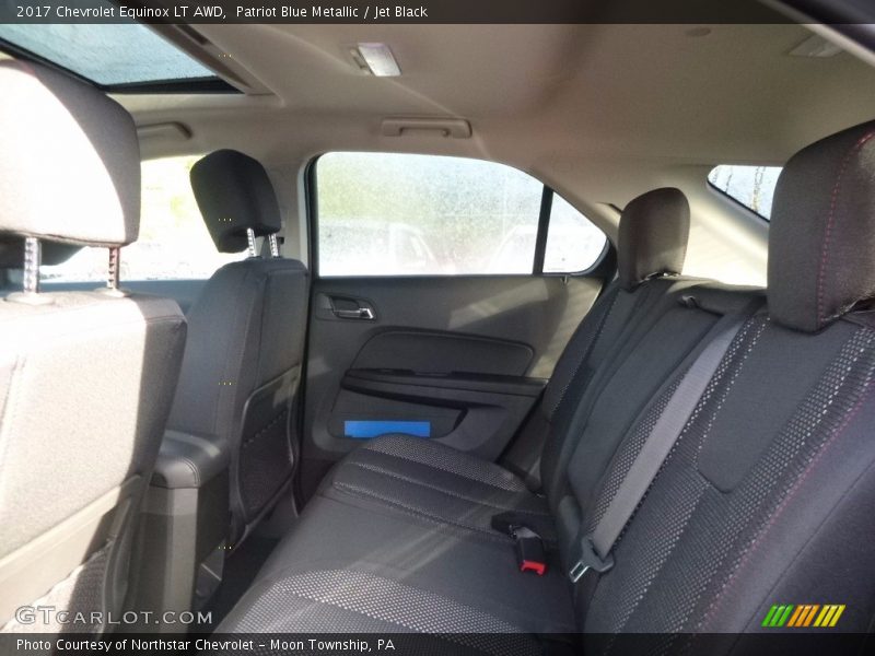 Patriot Blue Metallic / Jet Black 2017 Chevrolet Equinox LT AWD