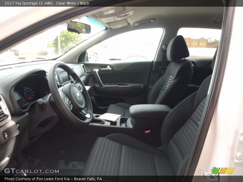 Front Seat of 2017 Sportage LX AWD