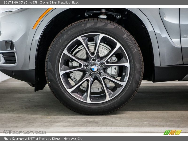 Glacier Silver Metallic / Black 2017 BMW X5 sDrive35i