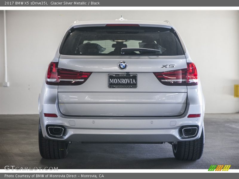 Glacier Silver Metallic / Black 2017 BMW X5 sDrive35i