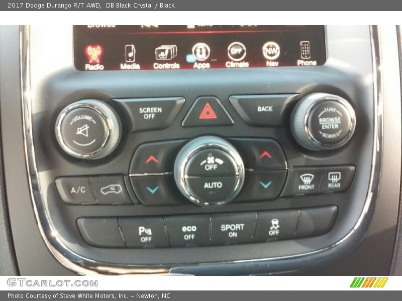 Controls of 2017 Durango R/T AWD