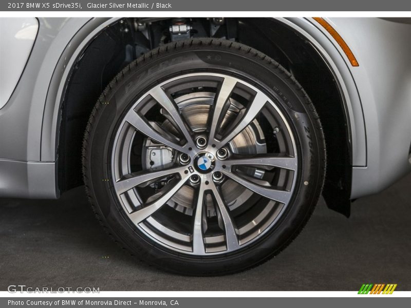 Glacier Silver Metallic / Black 2017 BMW X5 sDrive35i