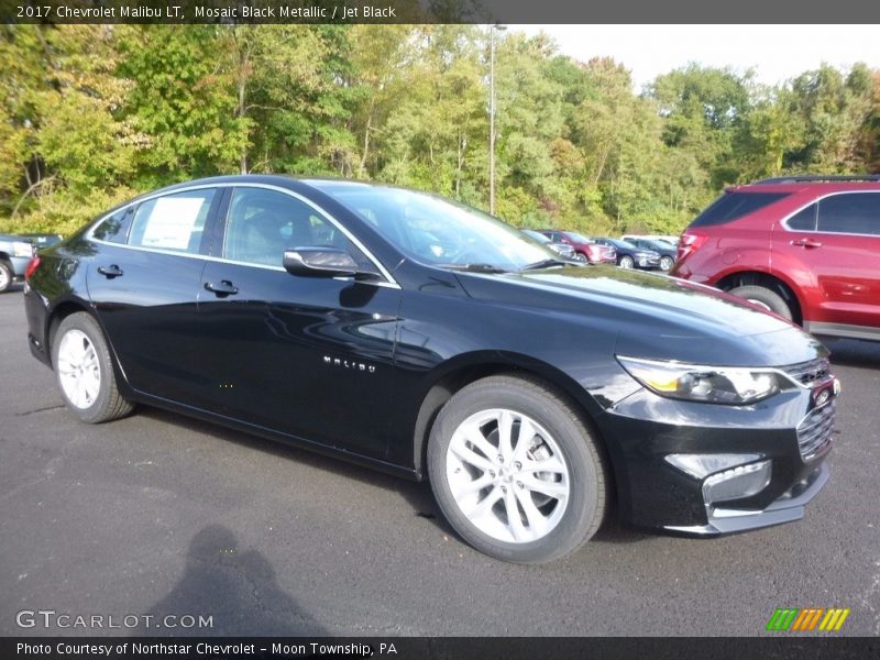 Mosaic Black Metallic / Jet Black 2017 Chevrolet Malibu LT