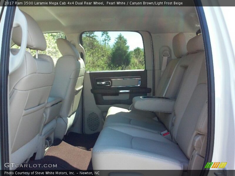Rear Seat of 2017 3500 Laramie Mega Cab 4x4 Dual Rear Wheel