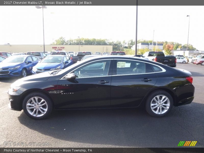 Mosaic Black Metallic / Jet Black 2017 Chevrolet Malibu LT